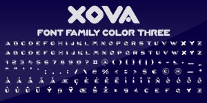 Xova Font3